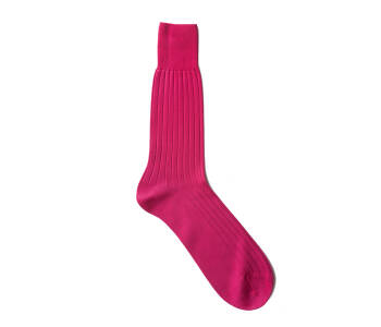 VICCEL / CELCHUK Socks Solid Ashling Pink Cotton