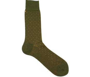 VICCEL / CELCHUK Socks Pindot Green / Mustard