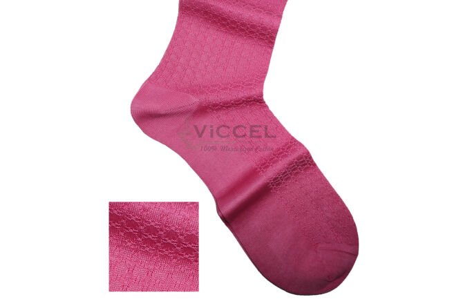 VICCEL / CELCHUK Socks Star Textured Pink