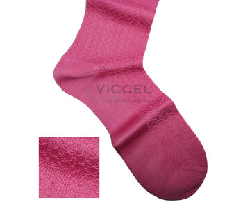 VICCEL / CELCHUK Socks Star Textured Pink