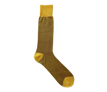 VICCEL / CELCHUK Socks Pindot Yellow / Red