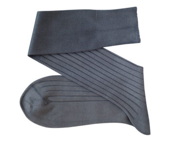 VICCEL / CELCHUK Knee Socks Elastane Cotton Gray