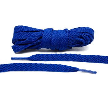 LACE LAB Flat Shoe Laces 8mm Royal Blue