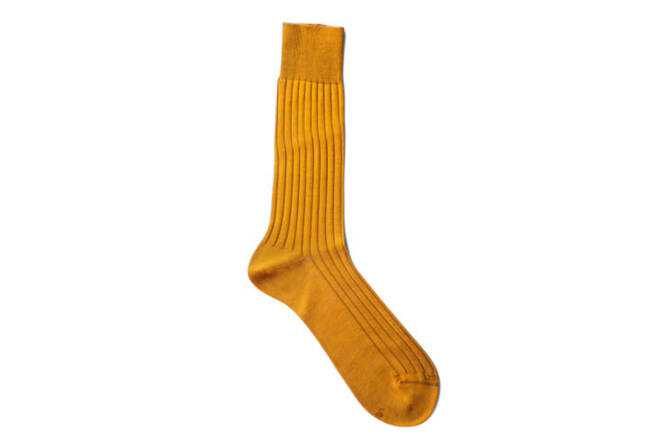 VICCEL / CELCHUK Socks Solid Golden Cotton