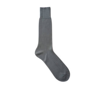 VICCEL / CELCHUK Socks Solid Gray Cotton