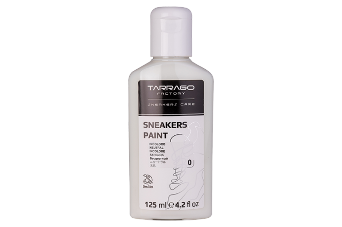 TARRAGO Sneakers Paint #00 Neutral Base 125ml - Akrylowa bezbarwna baza do customizacji obuwia i jeansu