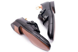 Buty biurowe, stylowe, garniturowe, dla gentlemana, eleganckie tlb mallorca double monks