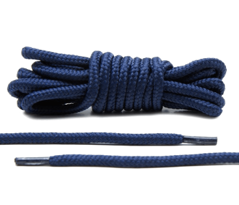 LACE LAB XI Rope Laces 6mm Navy Blue - Granatowe okrągłe sznurowadła do butów