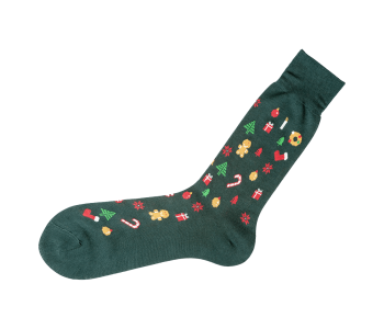 VICCEL / CELCHUK Socks Christmas Green