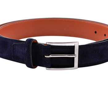 TLB MALLORCA Belt Suede Navy Blue 302ANB