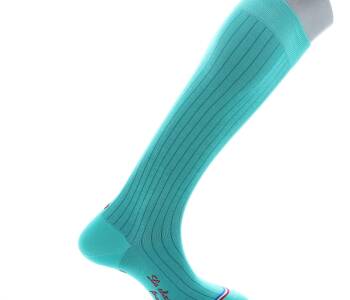 LCF Men Knee Socks INVALIDES Turquoise - Luksusowe podkolanówki