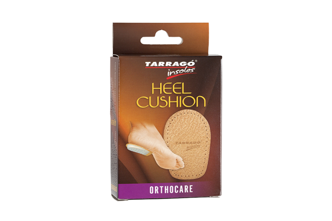 TARRAGO Insoles Leather Heel Cushion 10mm - Samoprzylepne skórzane podpiętki do butów