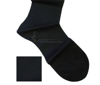 VICCEL / CELCHUK Socks Fish Skin Textured Black 