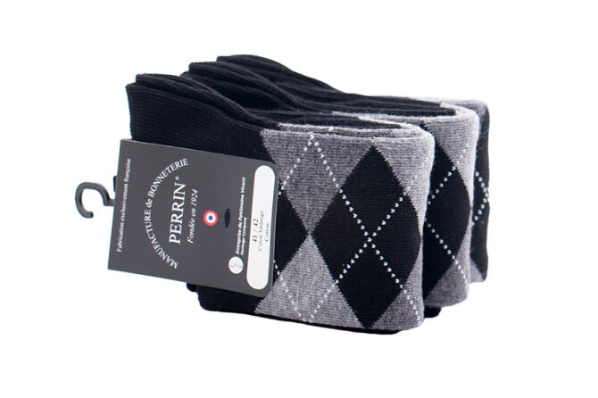 PERRIN Men Socks 378 Noir