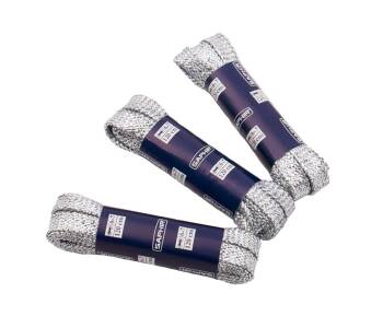 SAPHIR BDC Laces Medium Flat 7mm Silver - srebrne płaskie sznurowadła