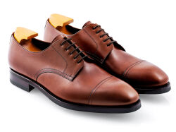 Brązowe eleganckie stylowe czarne buty klasyczne TLB Mallorca 529s vegano marron typu derby