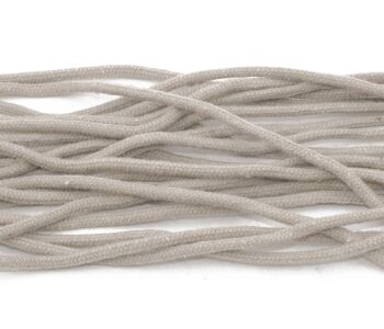 Tarrago Laces Fine Round 2.5mm Light Grey - jasno szare okrągłe sznurowadła