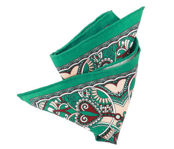 Pocket Square Wool PATHW1620_3 Green