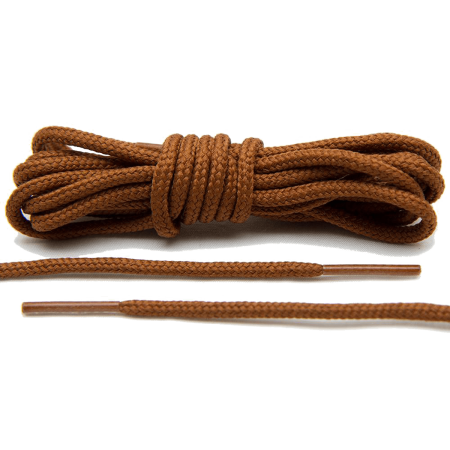 LACE LAB Roshe Laces 3mm Chocolate - Czekoladowe okrągłe sznurówki do butów