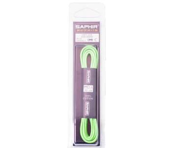 SAPHIR BDC Laces Round Waxed 1.5mm Anis Green - jasno zielone okrągłe sznurowadła woskowane