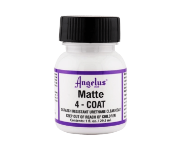 ANGELUS 4-COAT Finisher 1oz - Matte / Matowy wykończeniowy lakier do customizacji sneakersów i jeansu