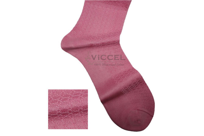 VICCEL / CELCHUK Socks Star Textured Light Pink 