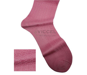 VICCEL / CELCHUK Socks Star Textured Light Pink 