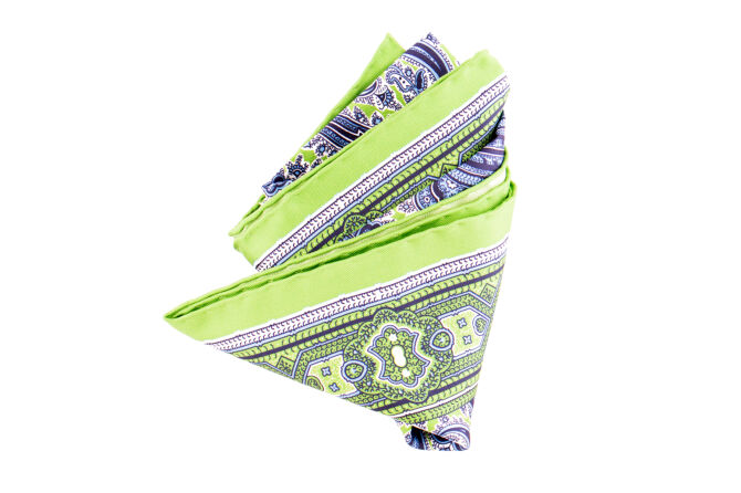 Pocket Square Twill PAT22641 Kiwi