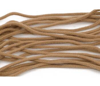Tarrago Laces Fine Round 2.5mm Beige - beżowe okrągłe sznurowadła