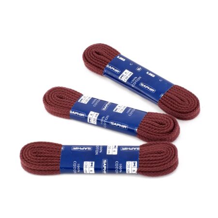 SAPHIR BDC Laces Cord 3mm Bordeaux - bordowe okrągłe sznurowadła