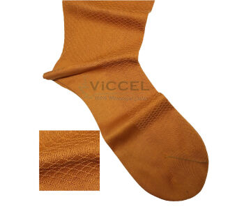 VICCEL / CELCHUK Socks Fish Skin Textured Golden 