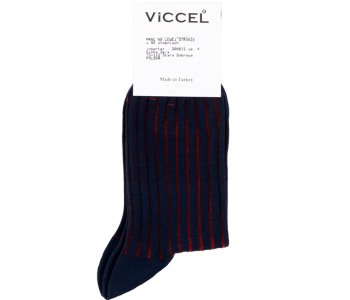 VICCEL / CELCHUK Socks Shadow Navy Blue / Taba 
