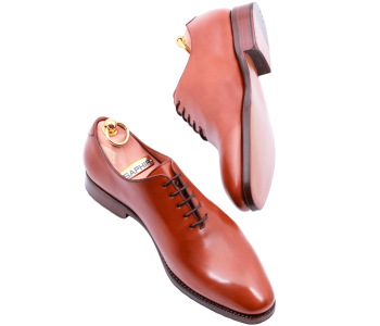 TLB MALLORCA Oxford Wholecut JACKSON 501 F Light Brown - jasno brązowe lotniki męskie (SALE)