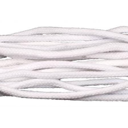 Tarrago Laces Havy Cord 5.5mm White - białe okrągłe sznurowadła do butów
