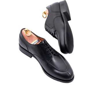 PATINE Derby Split Toe 77039C G Black - czarne derby męskie