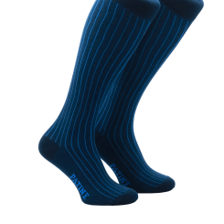 PATINE Knee Socks Shadow POD0101 Navy Blue / Blue - Podkolanówki klasyczne