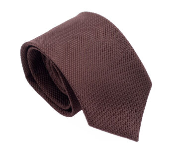 PATINE Tie Grenadine Fina Marron 04