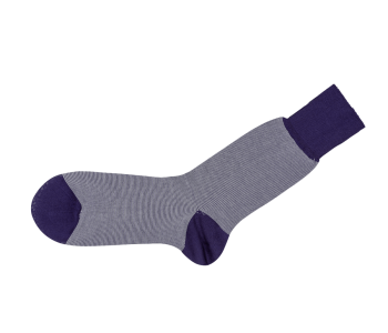 VICCEL / CELCHUK Socks Striped Purple / White