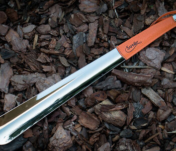 SAPHIR MDOR / LCA Shoe Horn Silver 41cm Orange