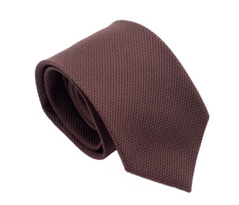 PATINE Tie Grenadine Fina Marron 04