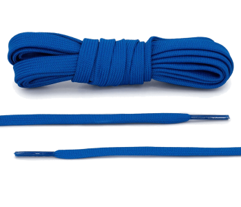 LACE LAB DUNK Replacement Laces 8mm Royal Blue / Niebieskie płaskie sznurówki do Sneakersów