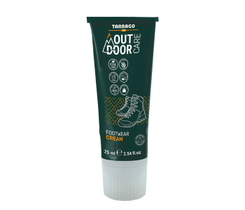 TARRAGO Outdoor FOOTWEAR Natural Cream 75 ml - Bezbarwny krem pielęgnacyjny do impregnacji skór gładkich i syntetycznych