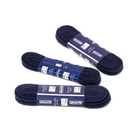 SAPHIR BDC Laces Cord 3mm Navy Blue - granatowe okrągłe sznurowadła