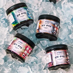 JACQUARD Procion ICE Dye 6-Color Set 2oz / Zestaw barwników lodowych do tkanin z naturalnych włókien roślinnych (celulozowych)