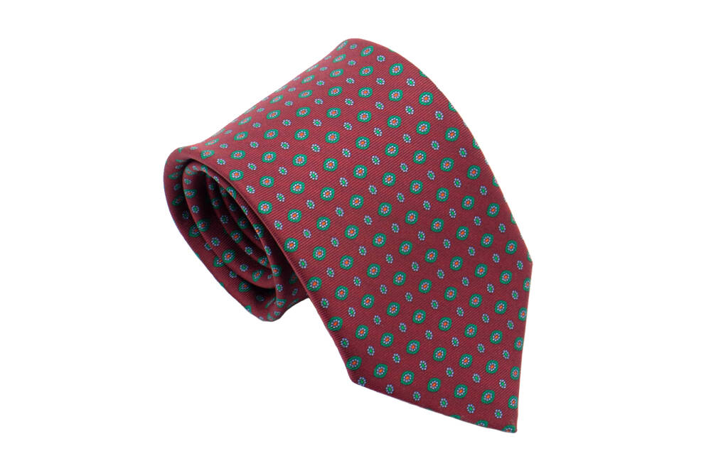 hermes floral tie