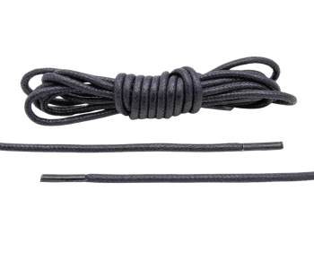 LACE LAB Waxed Shoe Laces 2.5mm Navy Blue