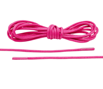 LACE LAB Waxed Shoe Laces 2.5mm Hot Pink