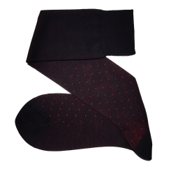 VICCEL / CELCHUK Socks Pindot Black / Red
