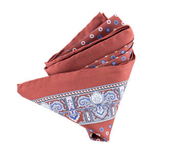 Pocket Square Twill PAT20715 Rich Brown