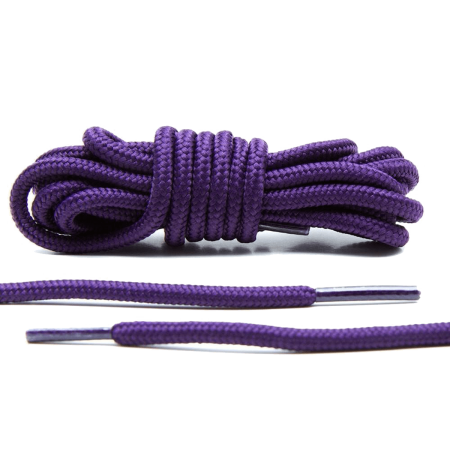 LACE LAB XI Rope Laces 6mm Grape - Winogronowe okrągłe sznurowadła do butów